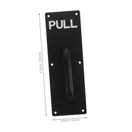 FUNOMOCYA 2Pcs Stainless Steel Push Pull Door Handles Replacement for Fire Doors Cabinets Sliding Doors Stylish Versatile Design Commercial Grade Handle Easy Installation