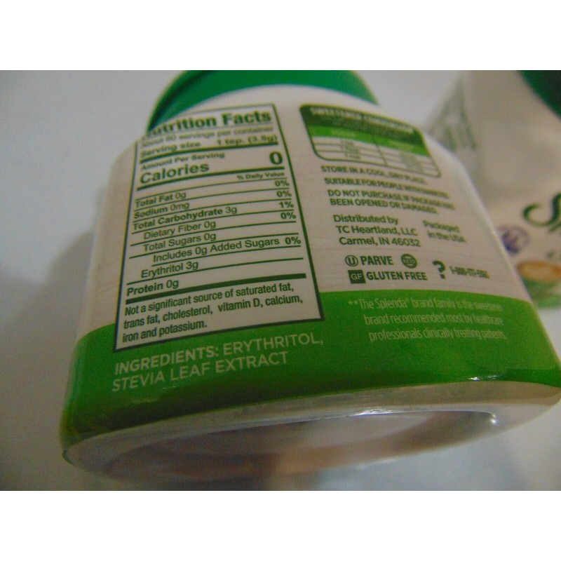 SPLENDA 2 SPLENDA Stevia Zero Calorie Sweetener, Plant Based Sugar