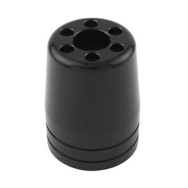 POSH 031879-BK-10 Motorcycle Supplies Ultra Heavy Bar End Repair Outer Cover Only M8 Type 1 Piece Black