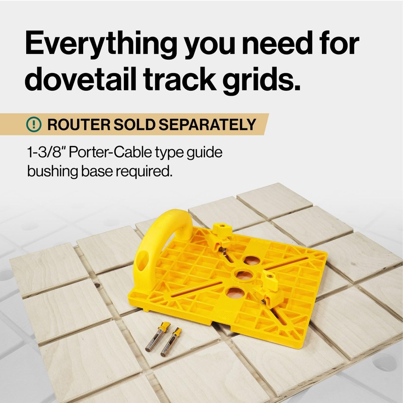 MICROJIG MatchFit Grid Routing Guide – Precision Tool for Dovetail