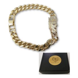 Esclava San Judas Tadeo Oro Laminado Joyería Natural