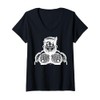 Womens Cartoon Character Flexing Muscles For Children PNG V-Neck T-Shirt
