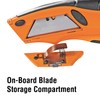 Tradespro Self-Retracting Squeeze Knife – Auto-Retracting Safety Utility Knife with
