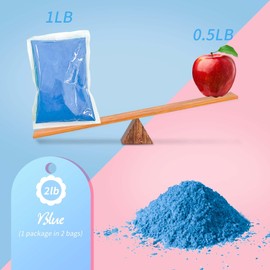 POPUPARTY Gender Reveal Powder- 1 lb Blue – Perfect for Baby Reveal Balloons, Burnouts, Car Exhaust, Photoshoots, Pinatas