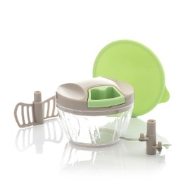 InnovaGoods V0103140 Mini Chopper with Spinop Rope, ABS, PP, PS, Stainless Steel, Multi-Colour