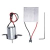 Universal Fireplace Fan Motor Set Wood Stove Fan Generator Seat