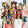 MC TTL 30 PCS EID Party Photo Booth Props, Multicolor