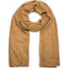 styleBREAKER noble soft scarf with pearl application, winter scarf, stole,