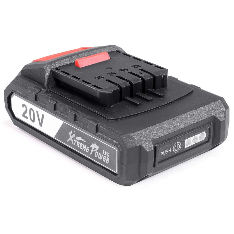 XtremepowerUS 20V Cordless Drill Drill Driver Brushless 2000mAh 336 In-lb