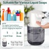 2 Pack Automatic Foaming Soap Dispenser, 14oz/400ML USB Touchless Soap