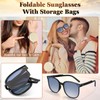 Milifox Gafas De Sol Para Hombre Polarizadas Mujer Retro Plegables