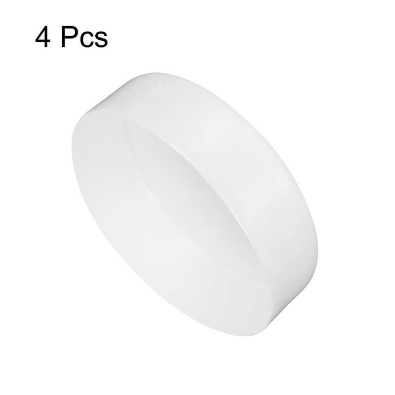 sourcing map 4pcs Rubber End Caps 7 1/16"(180mm) ID Vinyl