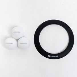 Edison Golf Silent Ball, Indoor Flooring Putter Practice, 3 Balls, Target, Quiet Ball