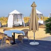 10 FT 6/8 Rib Umbrella Canopy Replacement Outdoor Market Patio
