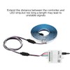 BTF-LIGHTING 5 Pack 22AWG 5 Pin JST Male to Female