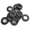 M6 Black Stainless Steel Form A Washers Blackened Washer (Pack