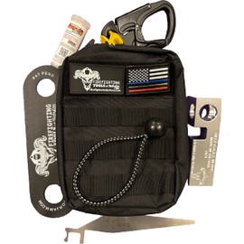 Ultimate Firefighter Kit - First Responder Webbing and Tool Kit (24 feet of 1 inch Tubular Webbing w/Non Locking 22kn Kong Carabiner)