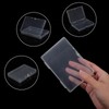 Wanmu Set of 4 Mini Plastic Clear Beads Storage Boxes,