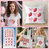 EoBeCy 20 Sheets Strawberry Coquette Iron on Transfers for T-Shirts,