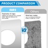 6 PCS Door Reinforcement Plate, Adhesive Door Handle Fixing Cover,