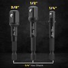 Bates Impact Socket Adapter Set, 3 PCS, 1/4", 3/8" and