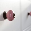 Nicola Spring Round Ceramic Cabinet Knobs - Pink - Pack