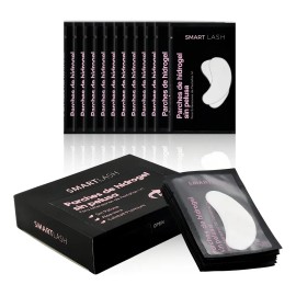 Parches De Hidrogel Para Pestañas 50 Pares Premium Smartlash Color Neegro