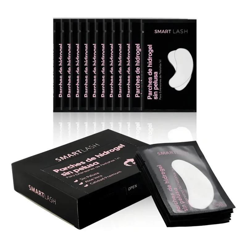 Parches De Hidrogel Para Pestañas 50 Pares Premium Smartlash Color