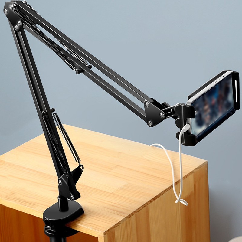 Mobile Phone Lazy Holder Bracket Alloy Steel Adjustable Heavy Duty