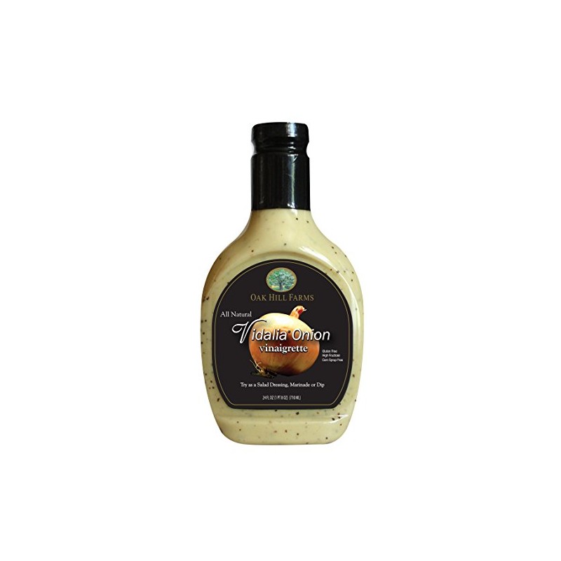 Oak Hill Farms Salad Dressings, Vidalia Onion Vinaigrette, 24 Ounce