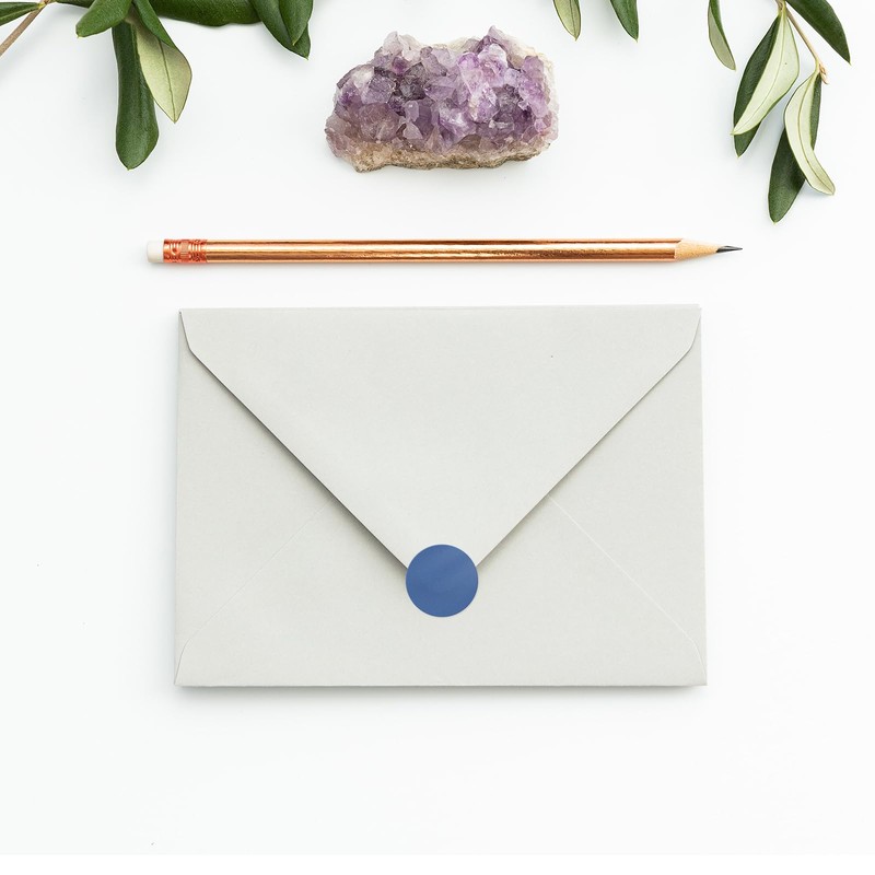 YIKIADA Blue Round Stickers 0.5 Inch Color Coding Dot Label