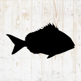 Fish Wall Decals Silhouette - Fish Wall Stickers - Fish Sea Nautical River Ocean Fisherman - Fish Room Decor for Bedroom Kitchen Laptop Water Bottle Car Window Decals DWSV5336