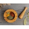 Olive Wood Mortar & Pestle Set "The Iconic Mortar"