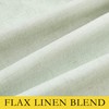 NICETOWN Sage Green 100% Blackout Linen Texture Curtains 84 inches