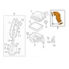 Manguera del conducto de entrada de aire, 1.6 L, 1.8L,
