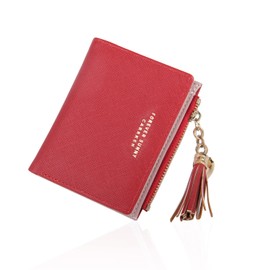 SUKUTU Ladies Purse, PU Leather Wallet for Women Small Bifold Compact Womens Wallet Coin Purse Card Case Holder