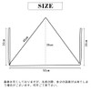 BIGHAS Triangular Cloth for Adults, Simple, Plain, Wrinkle Resistant, Dust