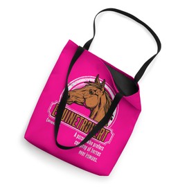 Funny Equestrian Introvert Equinetrovert Horses Over Humans Tote Bag