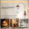 MXhme E26 2.4Ghz Rechargeable Light Bulb with Remote Control,Battery Operated