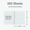 Oxford 5 Subject Spiral Notebook, Notebooks for School, Plastic Covers,
