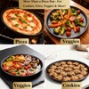 HERMARM 12 Inch Pizza Pan for Oven, 2 Pack Nonstick