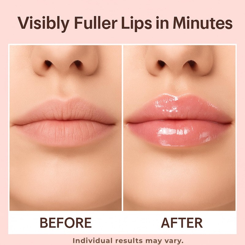 Lip Plumper Gloss Set – Clear Hydrating Plumping Lip Gloss