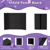 AKONEGE 4 Pack Small Trifold Poster Board 21" x 14"