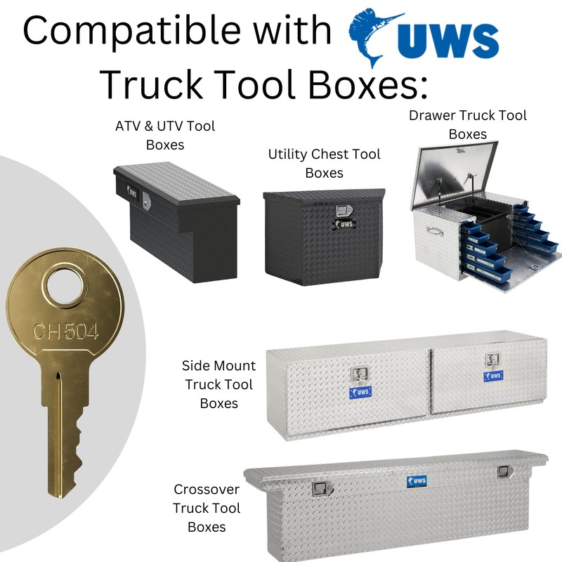 Robby's Cloud CH504 Replacement Key For Truck Tool Boxes and
