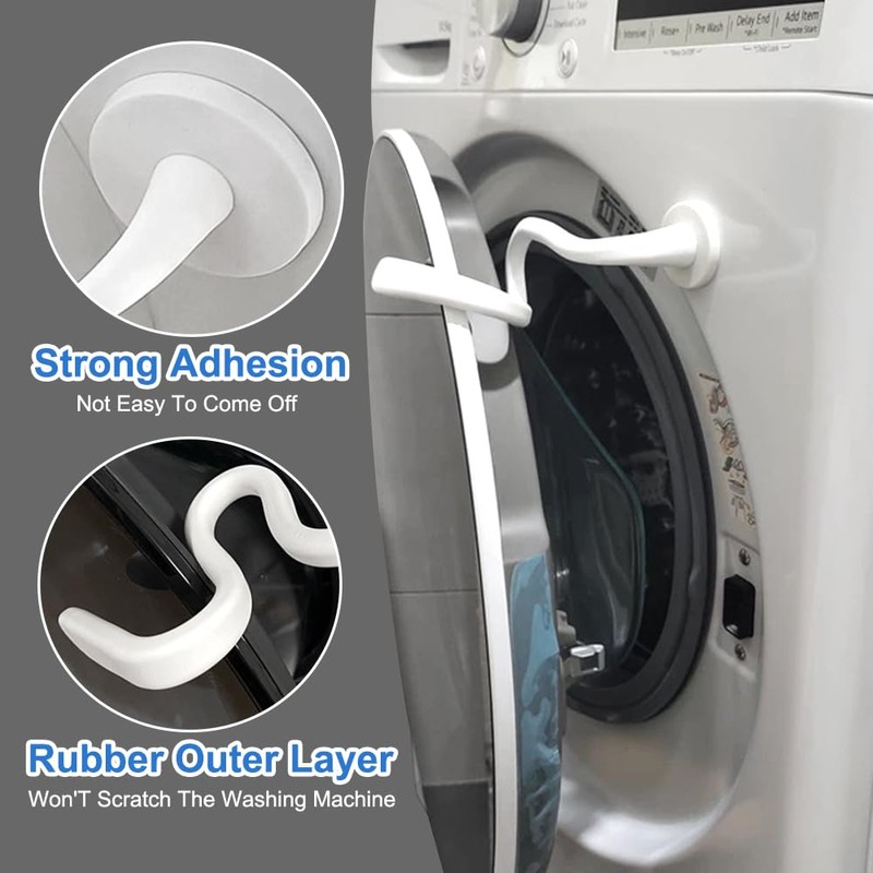 Front Loading Washing Machine Door Support White, 43mm Front Loading