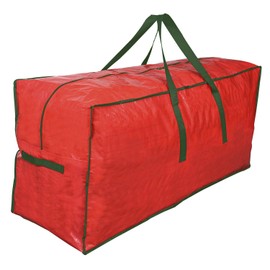 ProPik Christmas Tree Storage Bag | Fits Up to 9 Ft. Tall Disassembled Tree | 65” X 15” X 30” Holiday Tree Storage Case | Christmas Storage Container with Handles and Sleek Zipper (Red)