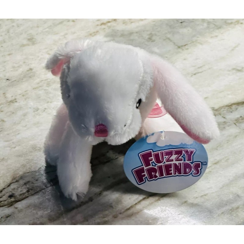 Fuzzy Friends 6” Baby Bunny Rabbit Plush Easter Stuffed Animal.