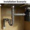 Garbage Disposal Installation Kit, Complete Kitchen Sink Drain Pipe Kit