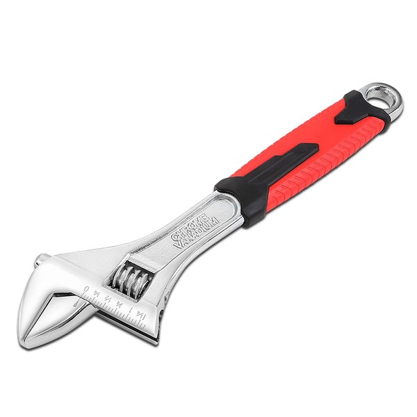 Auto Dynasty 12" Adjustable Wrenches Automotive Repair Tools with Rubber
