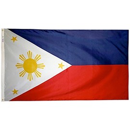 Philippines - 4' x 6' Nylon World Flag